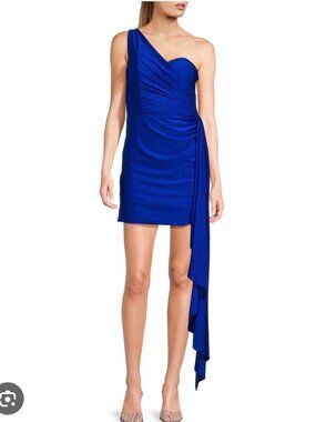 ⭐ NEW NWT GB Social One Shoulder Jersey Dress Size 9